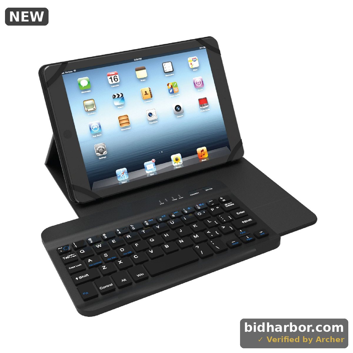 Tzumi Universal Bluetooth Portfolio Keyboard Case