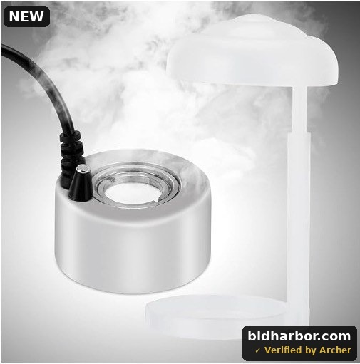 AGPTEK Aluminum Mini Mist Maker Fogger – Water Fountain / Pond Fog Machine Atomizer – New