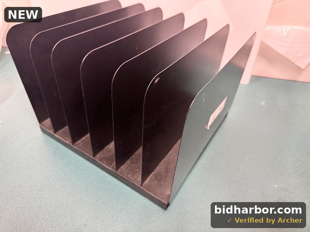 Black Metal Desk Filer