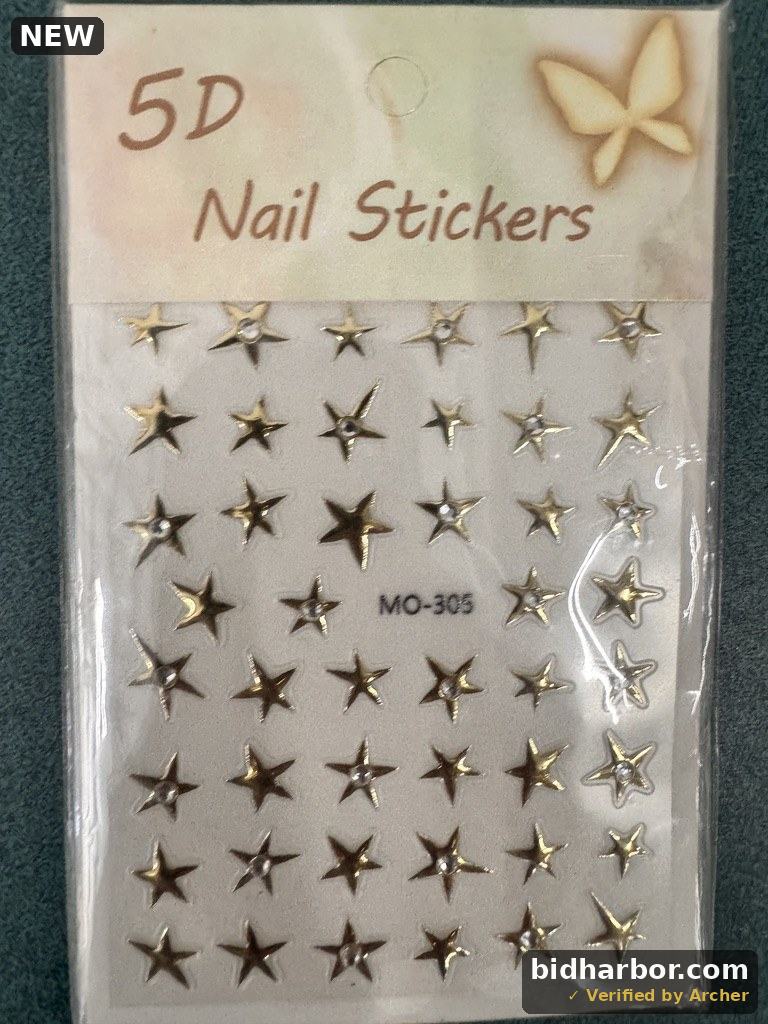 3 Sheets Bow Nail Sticker 3D Embossed Self-Adhesive Color Bow Art Nails Decals 5D Design Stickers Supplies for Women Girls Manicure Decoration 807-10