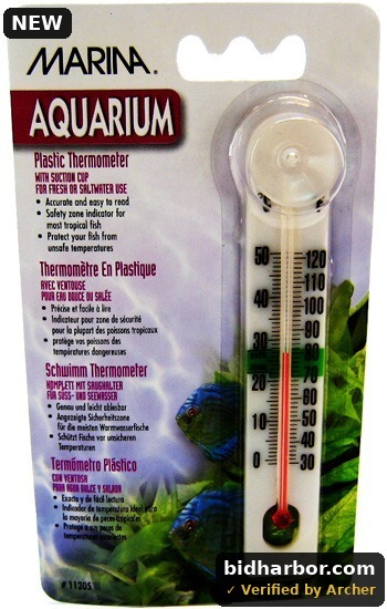 Marina Plastic Thermometer W/Suction Cup