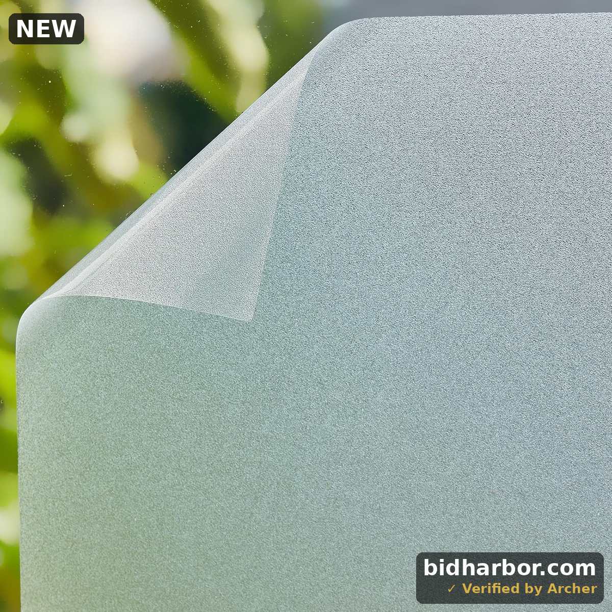Window Privacy Film Frosted Glass Static Cling Window Film Non-Adhesive Frosted Window Film for Bathroom Home Office 29.5x79 Inches Pure