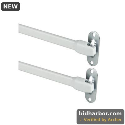 Rod Desyne Oval Sash Rod, White