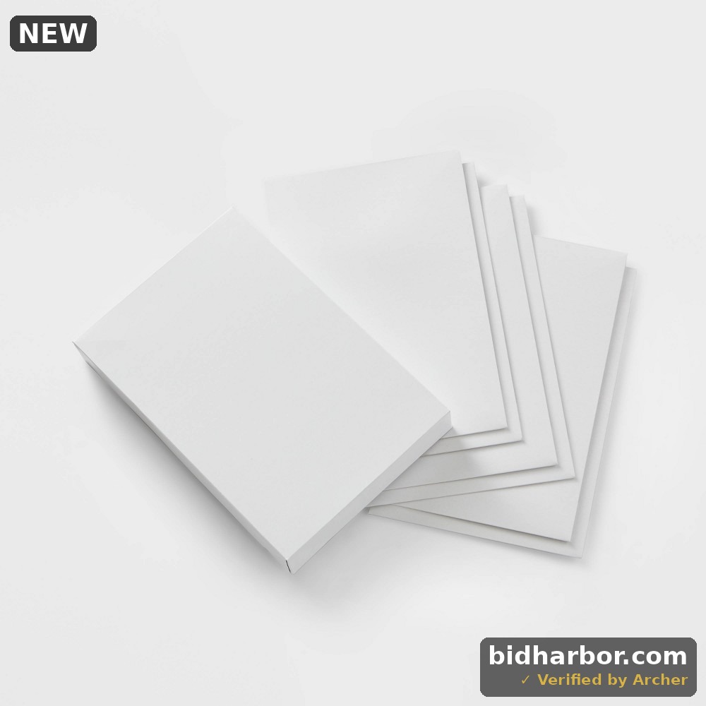 Gift Box, White (4-Count)
