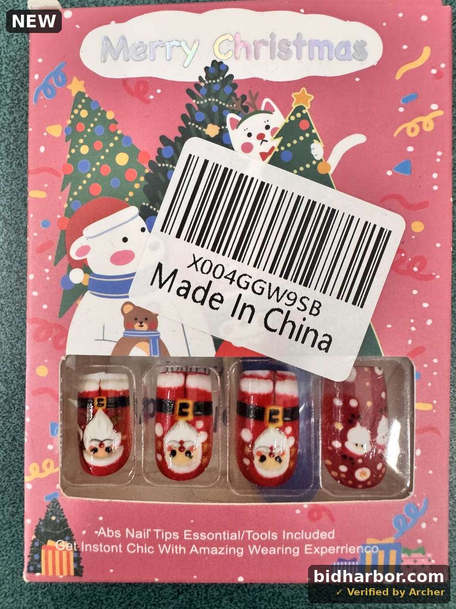 Press On Christmas Nails
