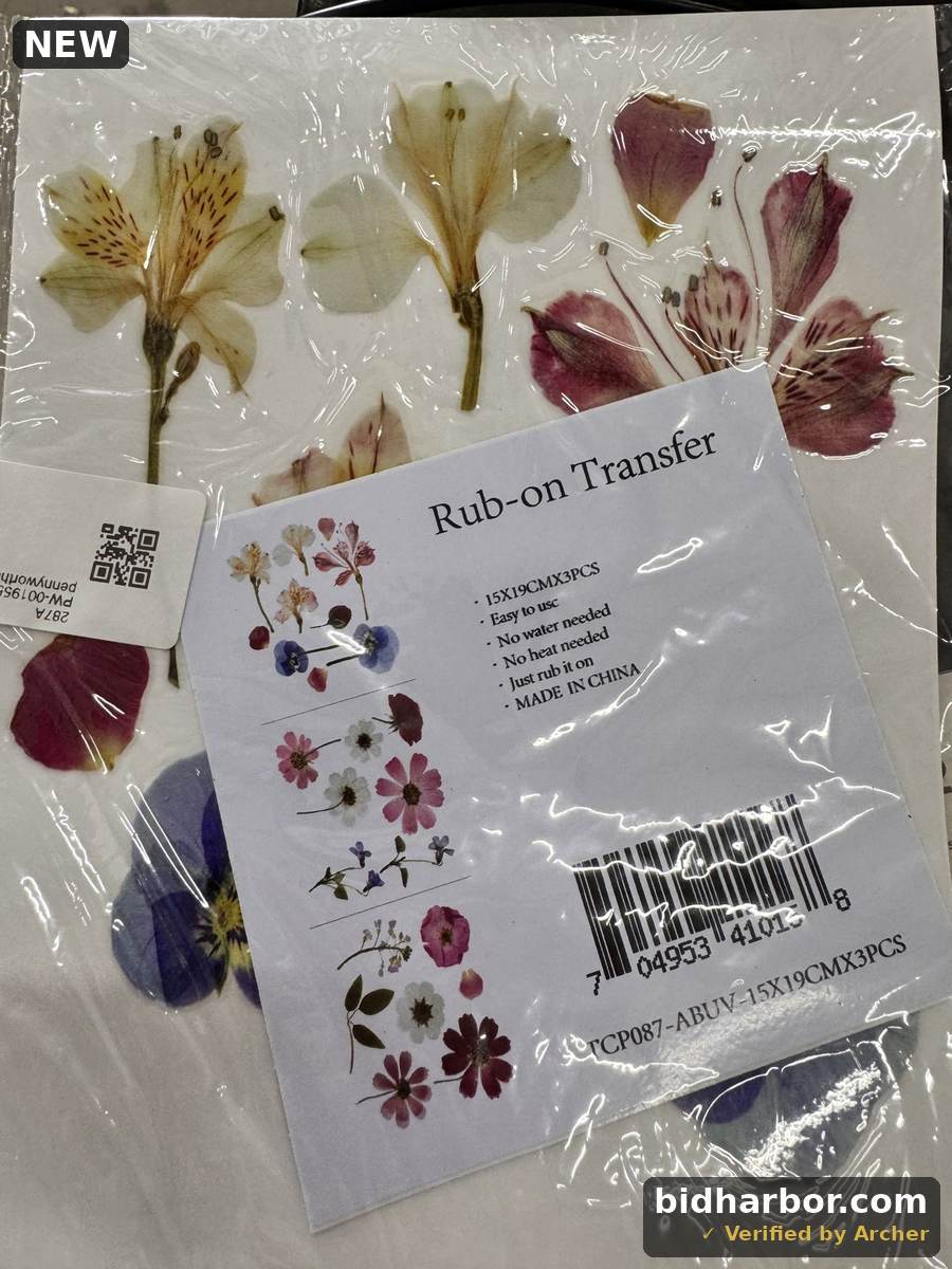 Rub on Transfers
