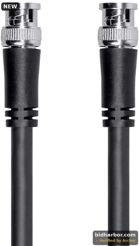Monoprice Viper Series HD-SDI RG6 BNC Cable — 1.5 ft, Black