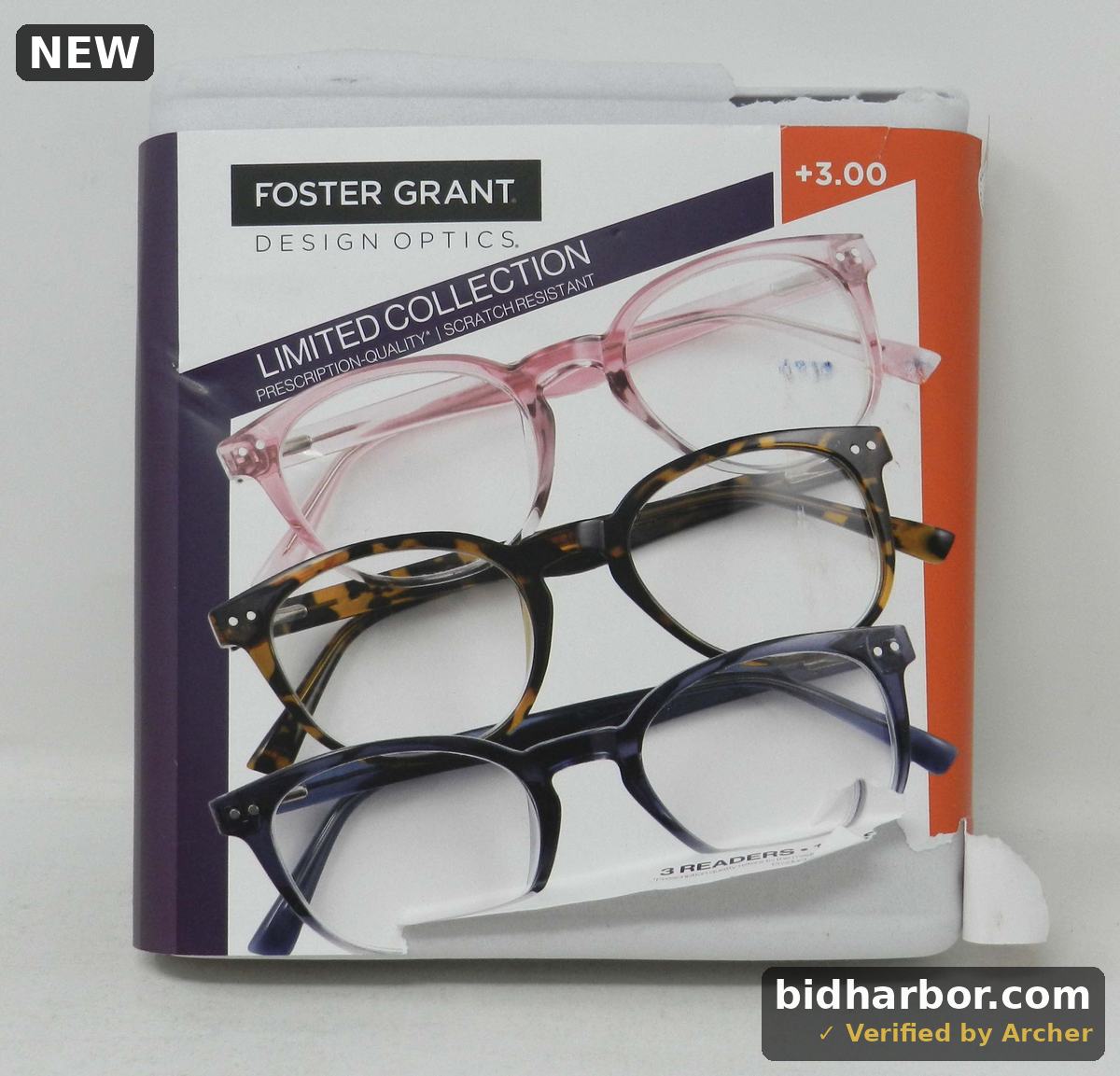 Foster & Grant Reading Glasses — +3.00, 3-Pack