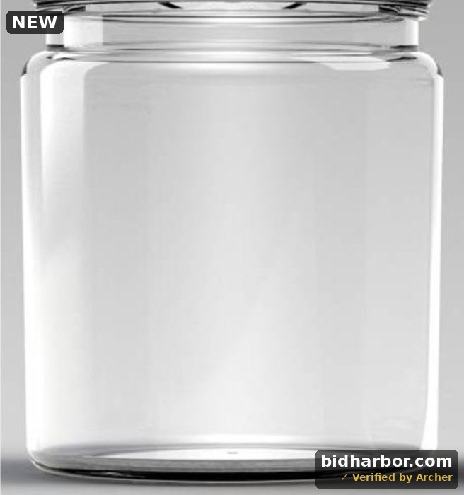 75oz Glass Jar and Lid - Threshold™: Clear Food Storage, Candy & Cookie Jar, Hand Wash, 8.4" Height