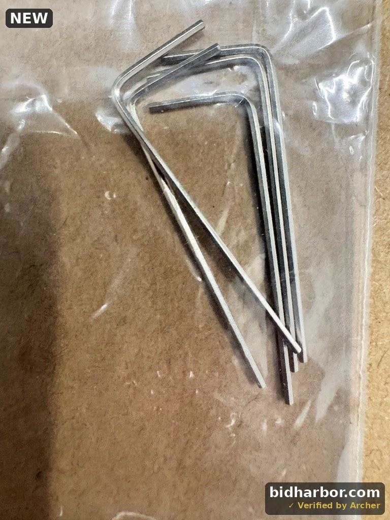 DMiotech 5 Pack 0.9mm Hex Key Wrench, l Shaped Long Arm CR-V for 3D Printer Kits Repairing — 0.9mm  - 5 Pack