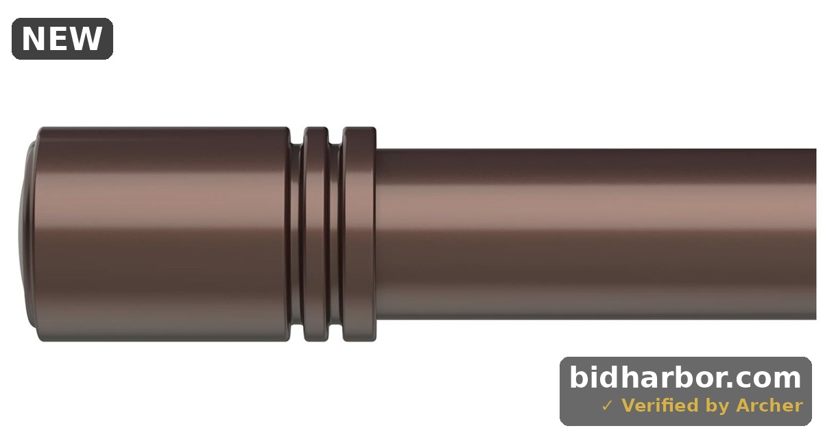 Box Space Curtain Rods for Windows 48 to 84 inches, Heavy Duty Curtain Rod, ORB