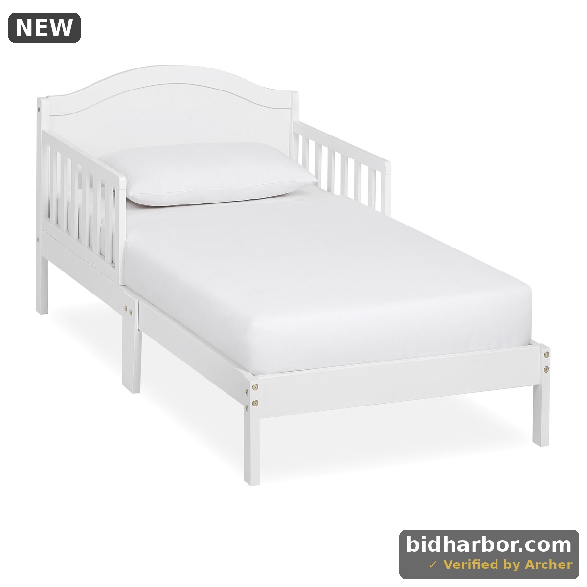 Dream on Me Sydney Toddler Bed White