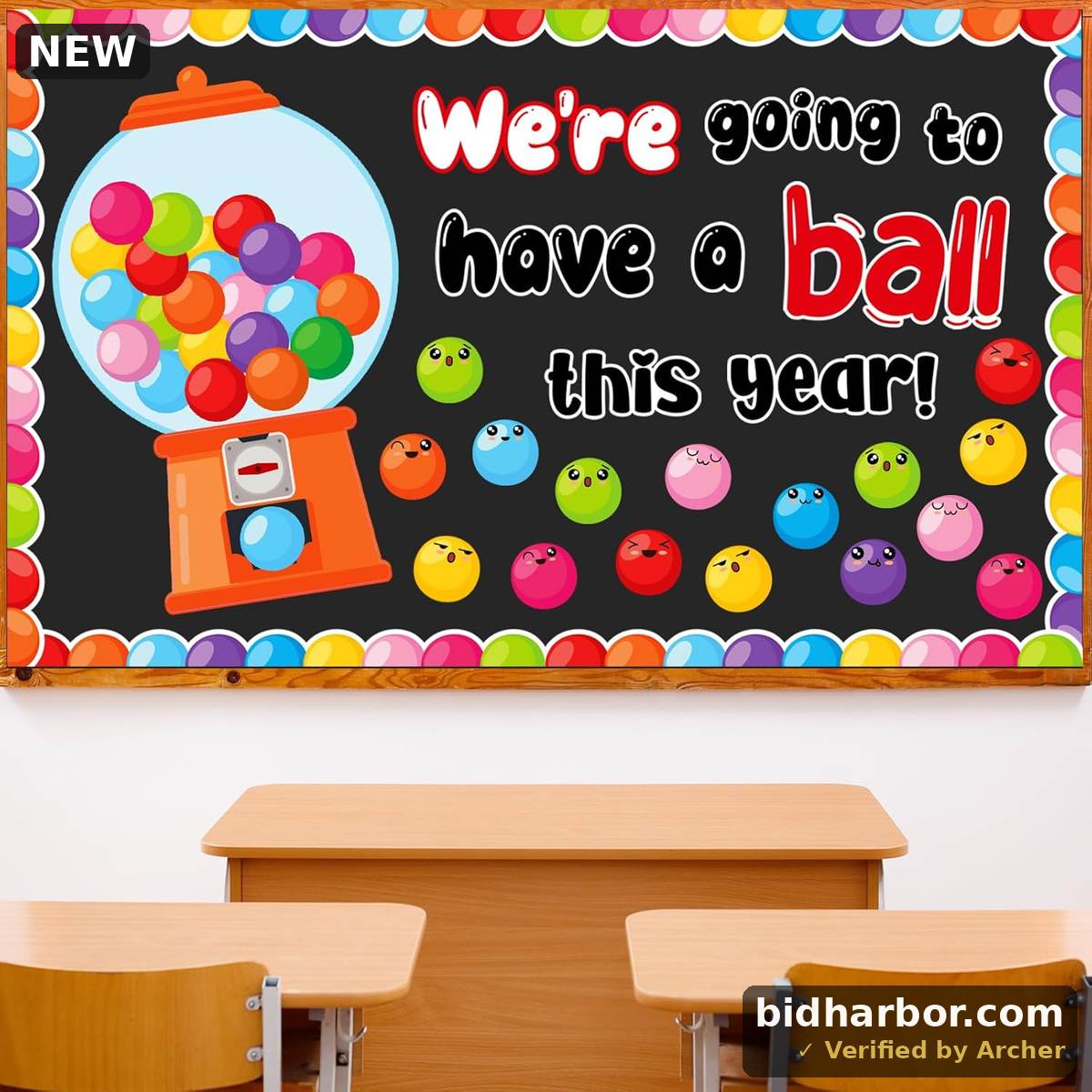 Motivational Bulletin Board Decorations, Colorful Back to School Classroom Decorations, Affirmation Station Bulletin Boards Decor, Vibrant Decoration for Elementary Middle Welcome Back to School