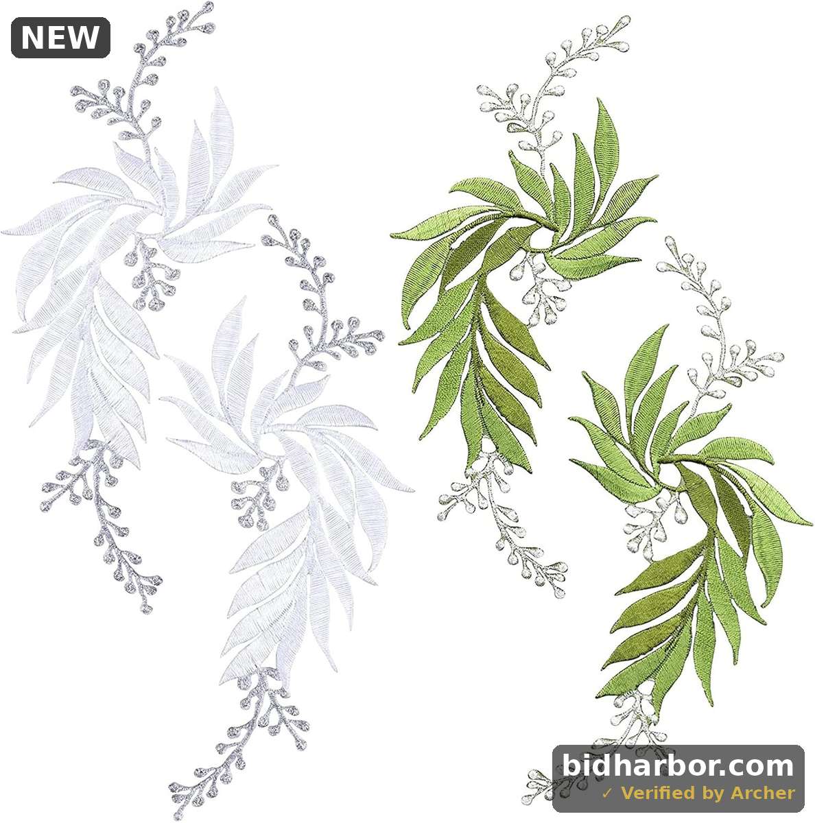 4Pcs Flower Iron on Patches for Clothes,Flower Appliques Clothes for Women Jackets Jeans Style Stickers DIY