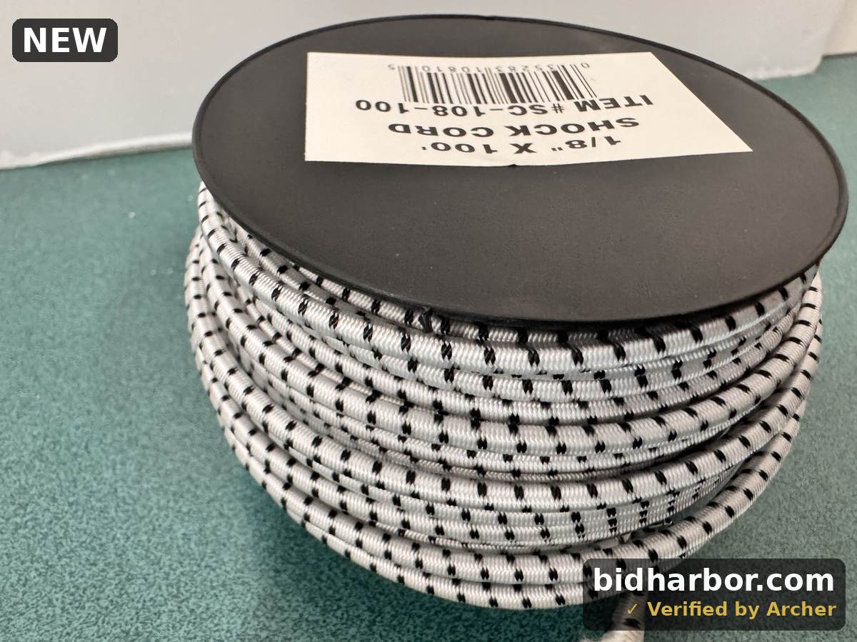 T.W Evans Cordage SC-108-100 1/8-Inch by 100-Feet Elastic Bungee Shock Cord