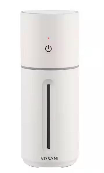 Vissani 10 oz Portable Cool Mist Humidifier with Color-Changing Light