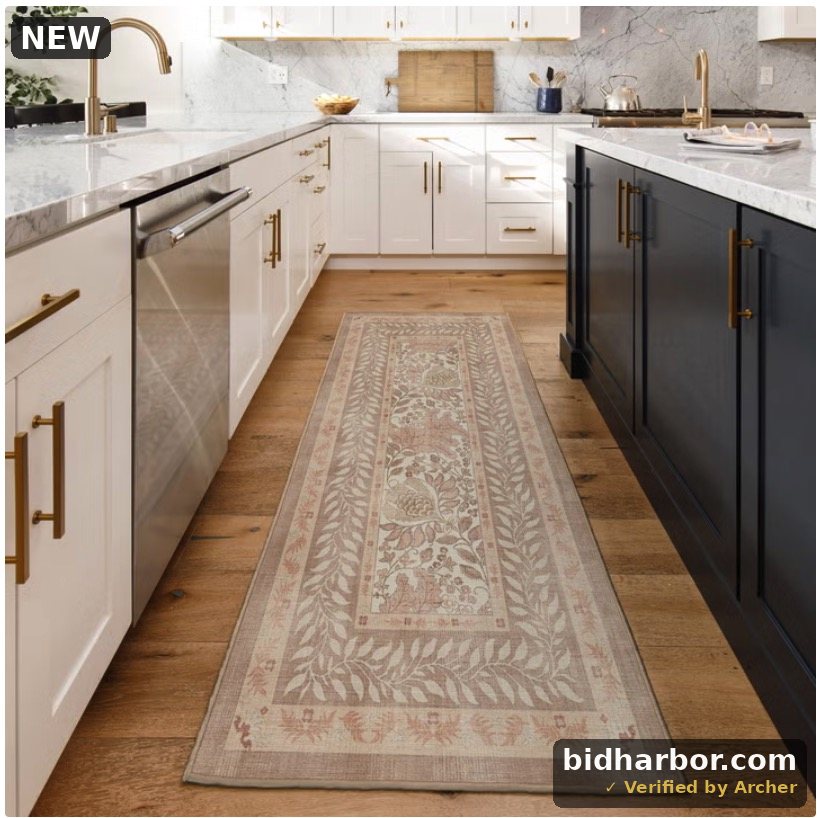 Ruggable Flatwoven Washable Laurel Runner Rug, 2'6" x 7'