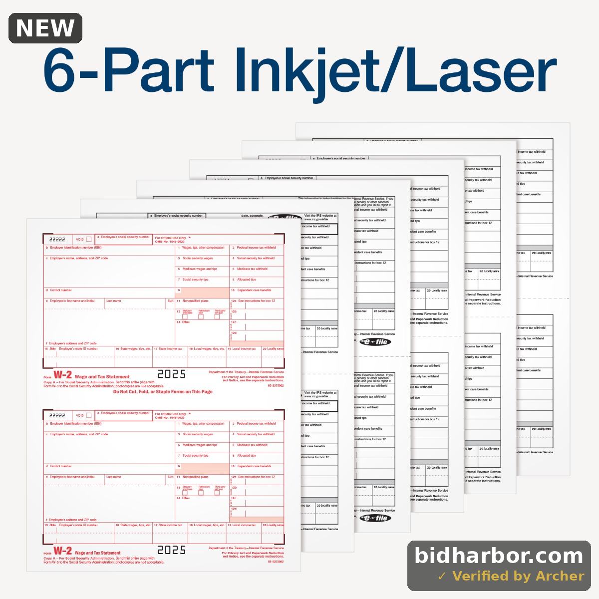 Complete W-2 Tax Forms Filing Kit