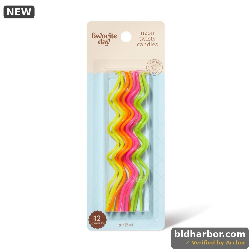 Twisty Candles - 12ct - Favorite Day™ - Pack of 12