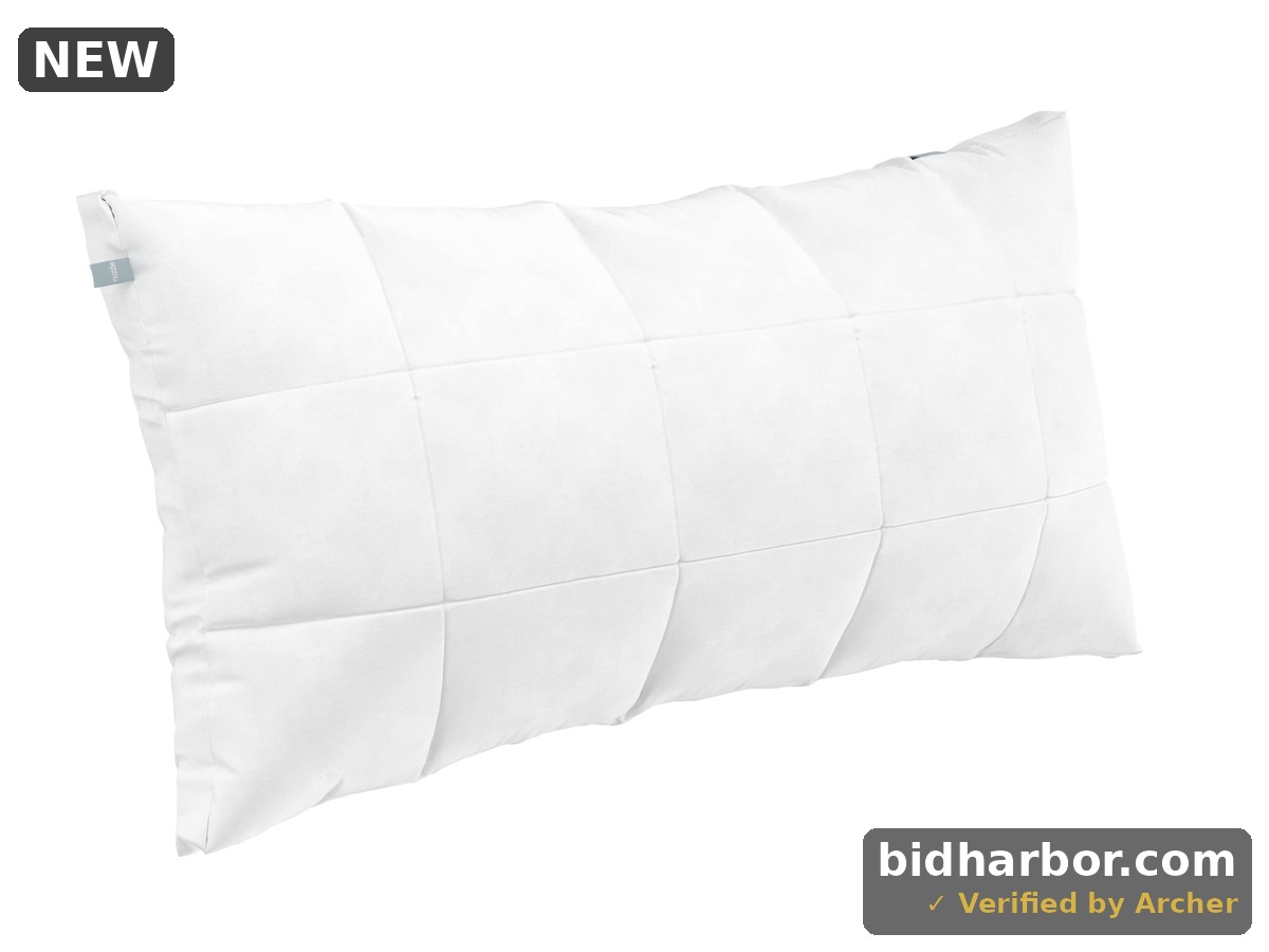 Nuzzle NU-2-PC-QU-WH the Sateen Pillowcase, White - Queen Size