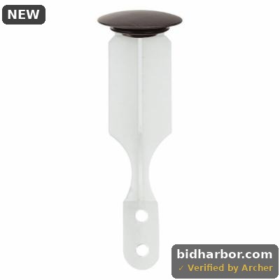 2 Hole Pop-up Stopper, Cap Diameter 1.5, Oil Rubbed Bronze