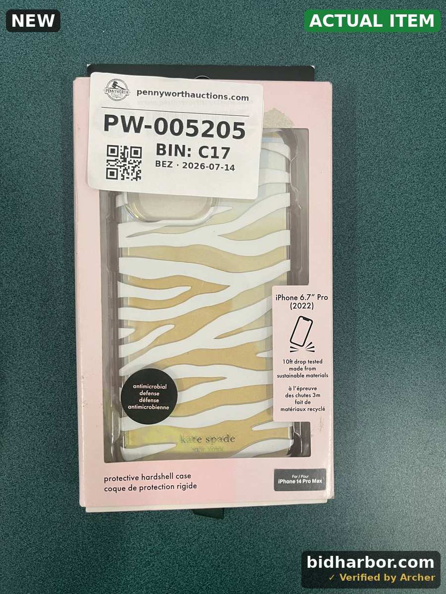Kate Spade Zebra-Stripe Hardshell Case for iPhone 14 Plus