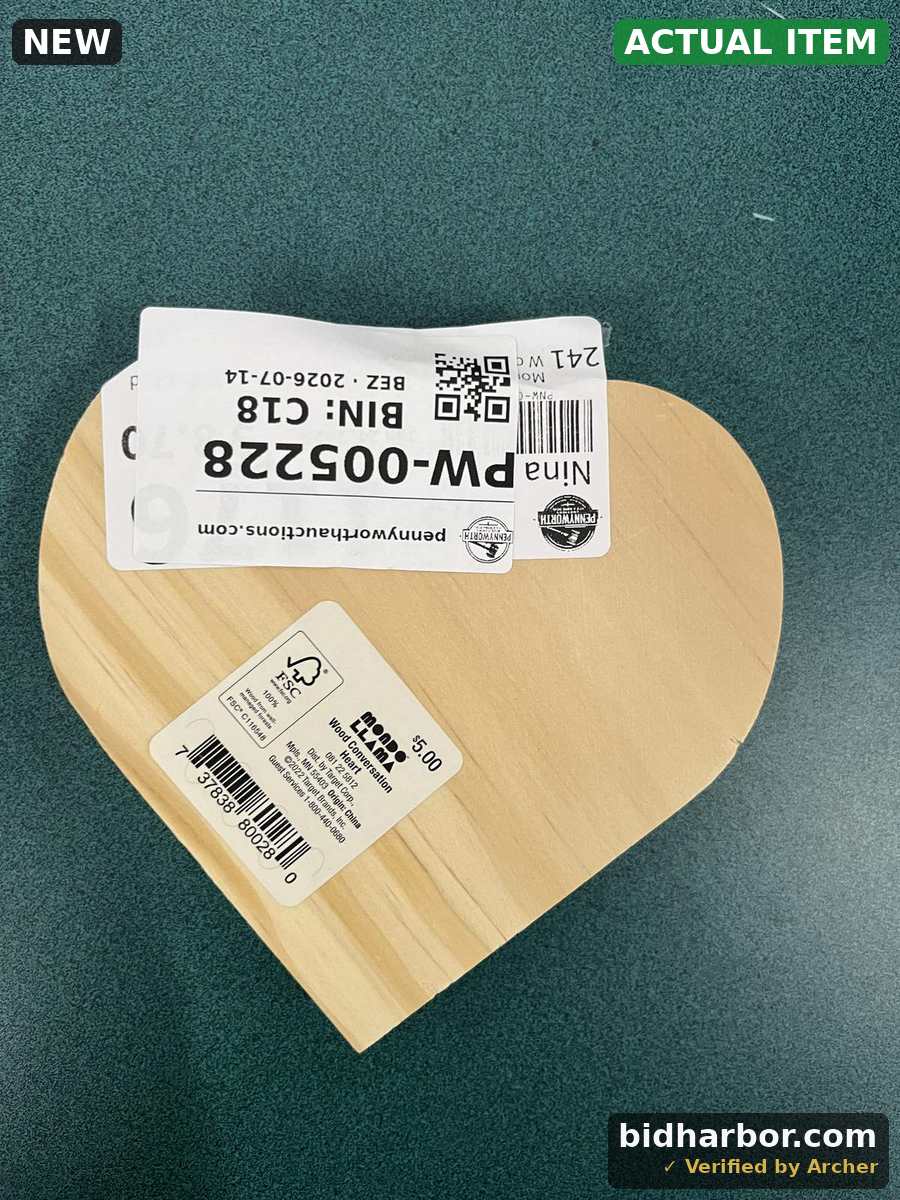 Valentines Day Conversation Heart Wood Base