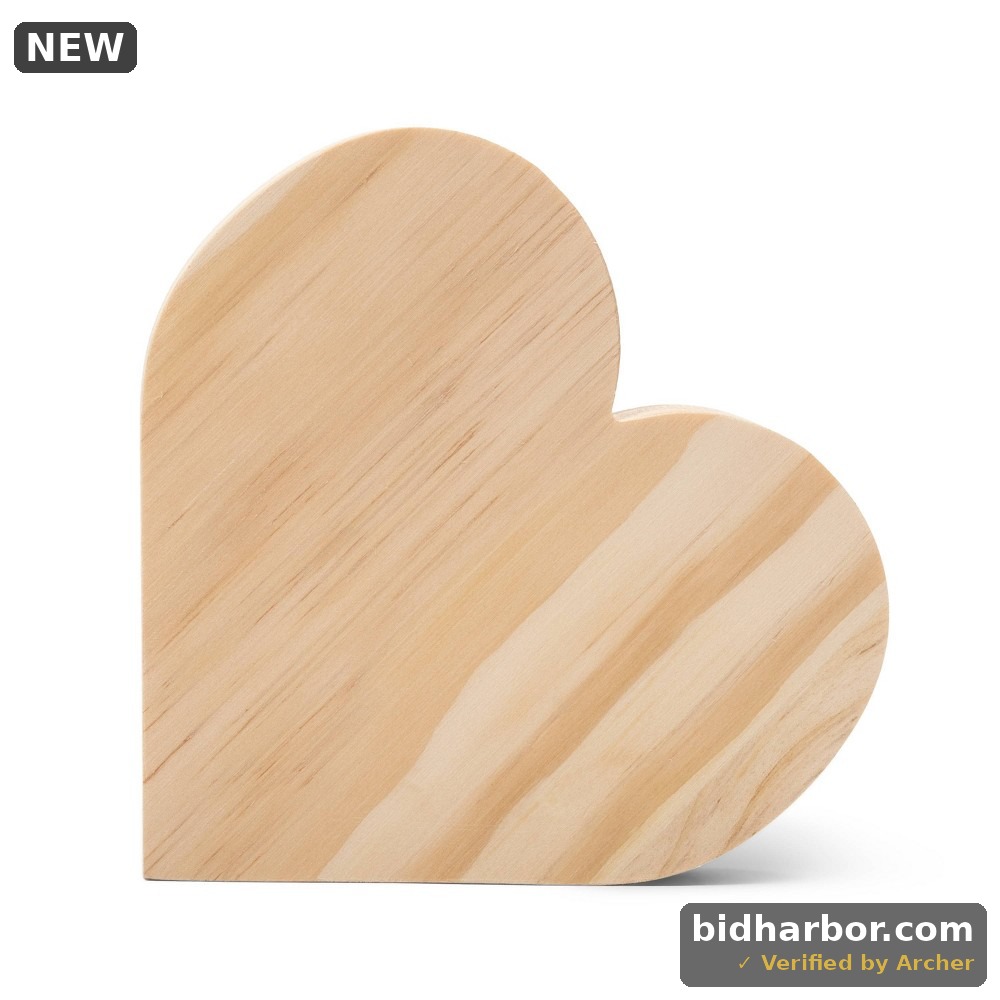 Valentine's Day Heart Wood Base - Mondo Llama