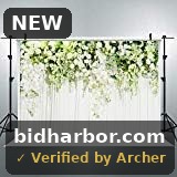 Riyidecor White Backdrop