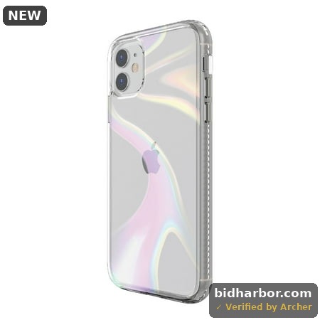 Onn. Phone Case for iPhone 11 / iPhone XR - Iridescent Illusion