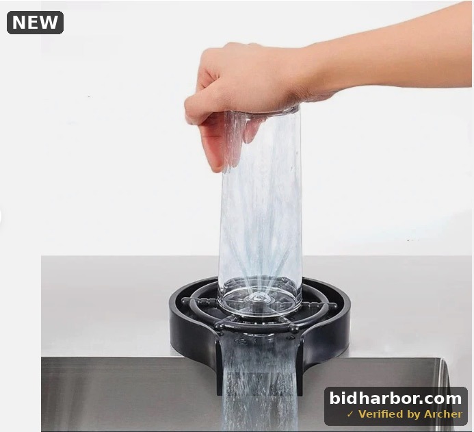 Cup Rinser Cleaner Beer Glass Pitcher Bar Automatic Washe