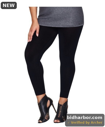 Hanes Curves Comfort Leggings Black 3X/4X Women S — Size 3XL/4XL