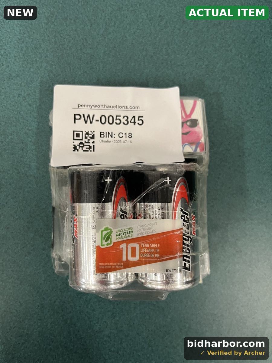 MAX D Batteries (4-Pack), D Cell Alkaline Batteries