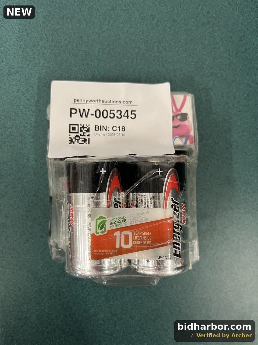 MAX D Batteries (4-Pack), D Cell Alkaline Batteries