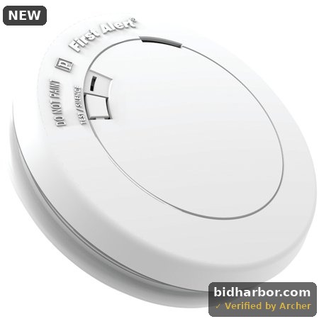 First Alert PR710 White Smoke Detector with 10 Year Life