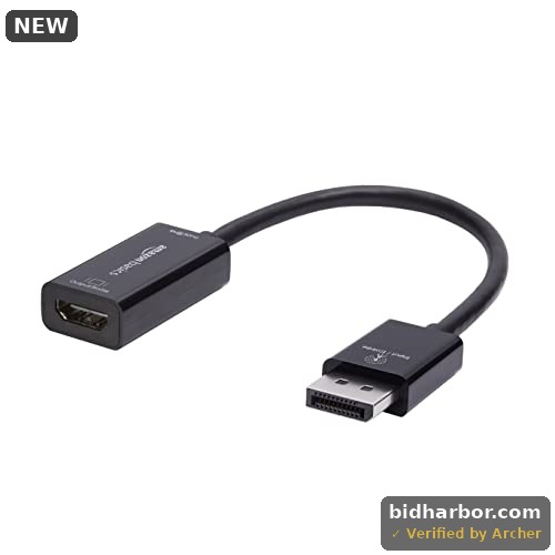 Amazon Basics DisplayPort to HDMI Adapter (4k@30Hz)