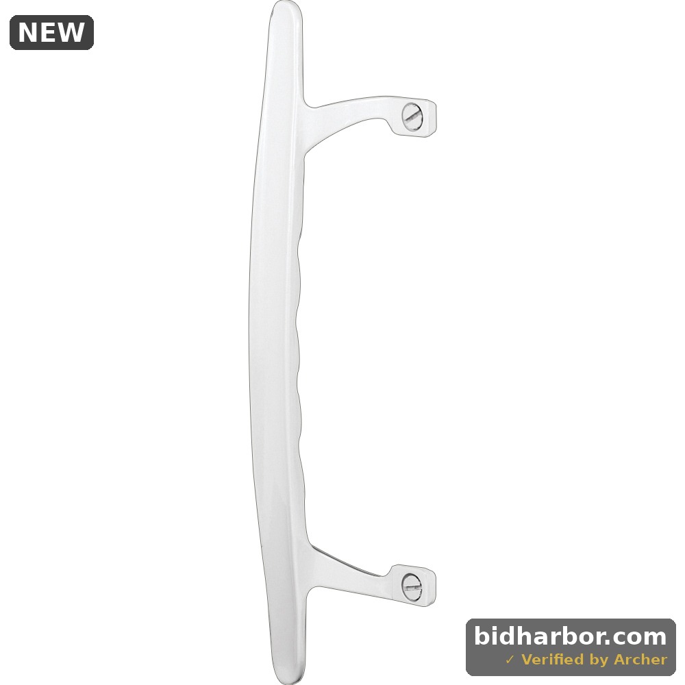 6-5/8 in. White Painted Diecast Sliding Patio Door Pull Handle