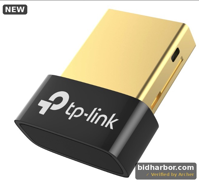 TP-Link USB Bluetooth Adapter for PC, Bluetooth 4.0 Dongle Receiver, Plug & Play, Nano Size, EDR & A2DP Technology, Supports Windows 11/10/8.1/8/7/XP for Desktop, Laptop, PS4/ Xbox Controllers (UB400)