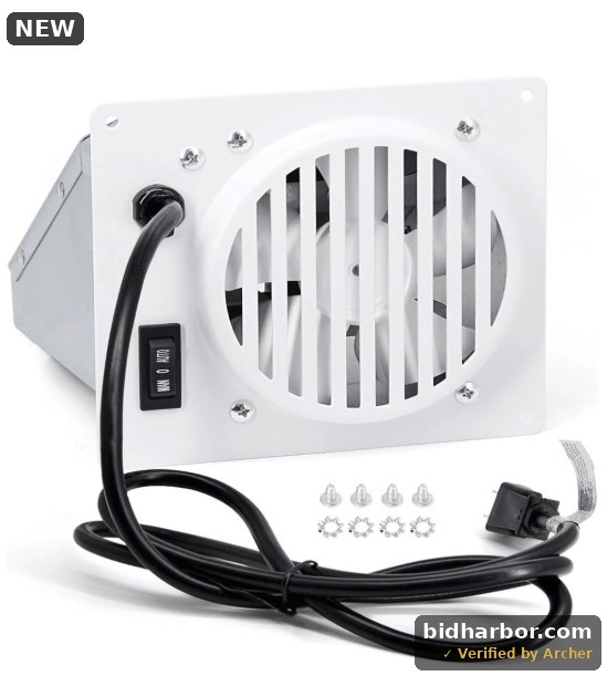 WHF100 Heater Fan Blower for Mr. Heater, Dyna-Glo 30,000 BTU, Comfort Glow Vent Free Heaters, Replacement WHF100 Dyna-glo Heater Fan Kit for Dyna Glo Natural Gas and Propane Wall Heaters