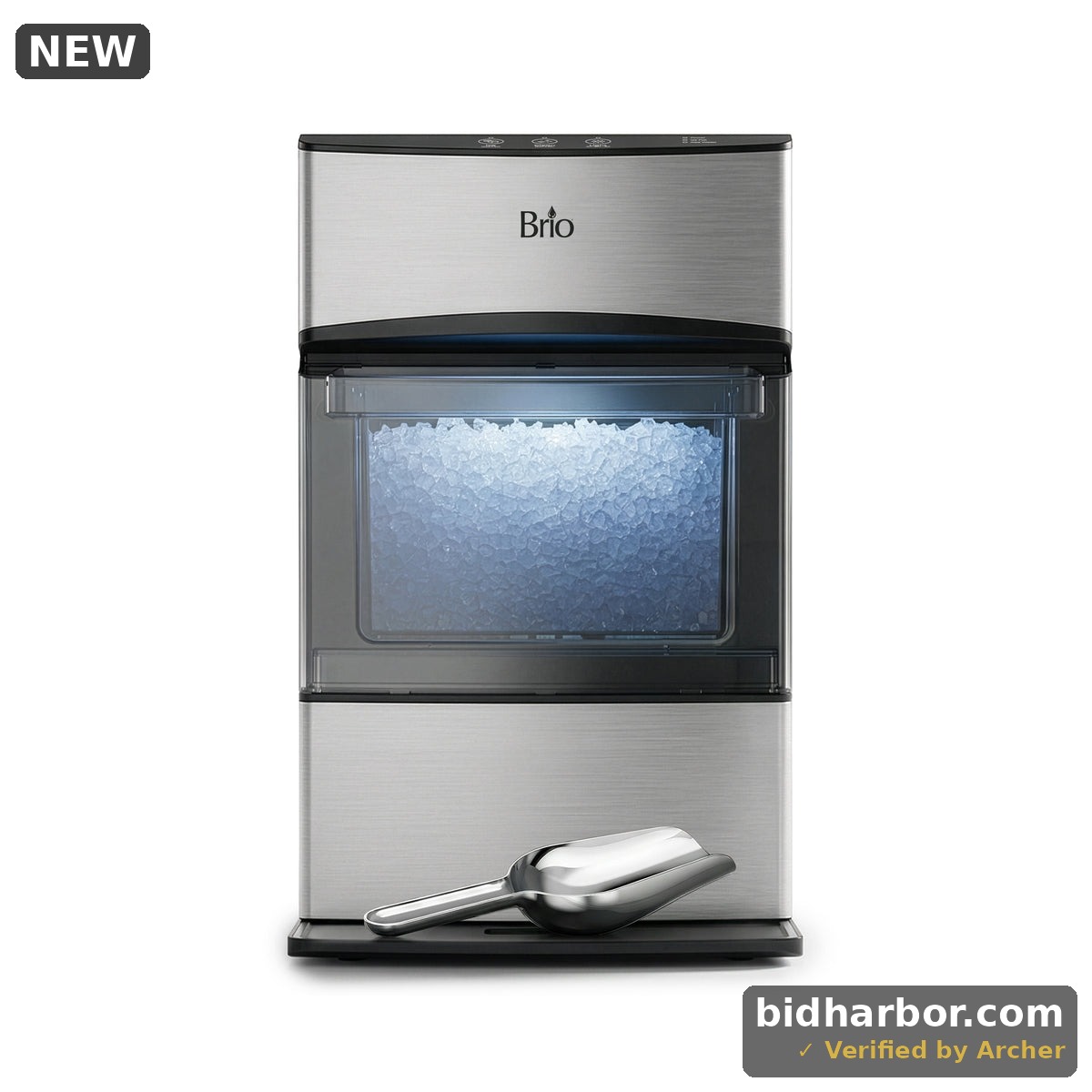 Brio 740i Countertop Nugget Ice Maker - 44 lb Daily Capacity - New, Factory Sealed