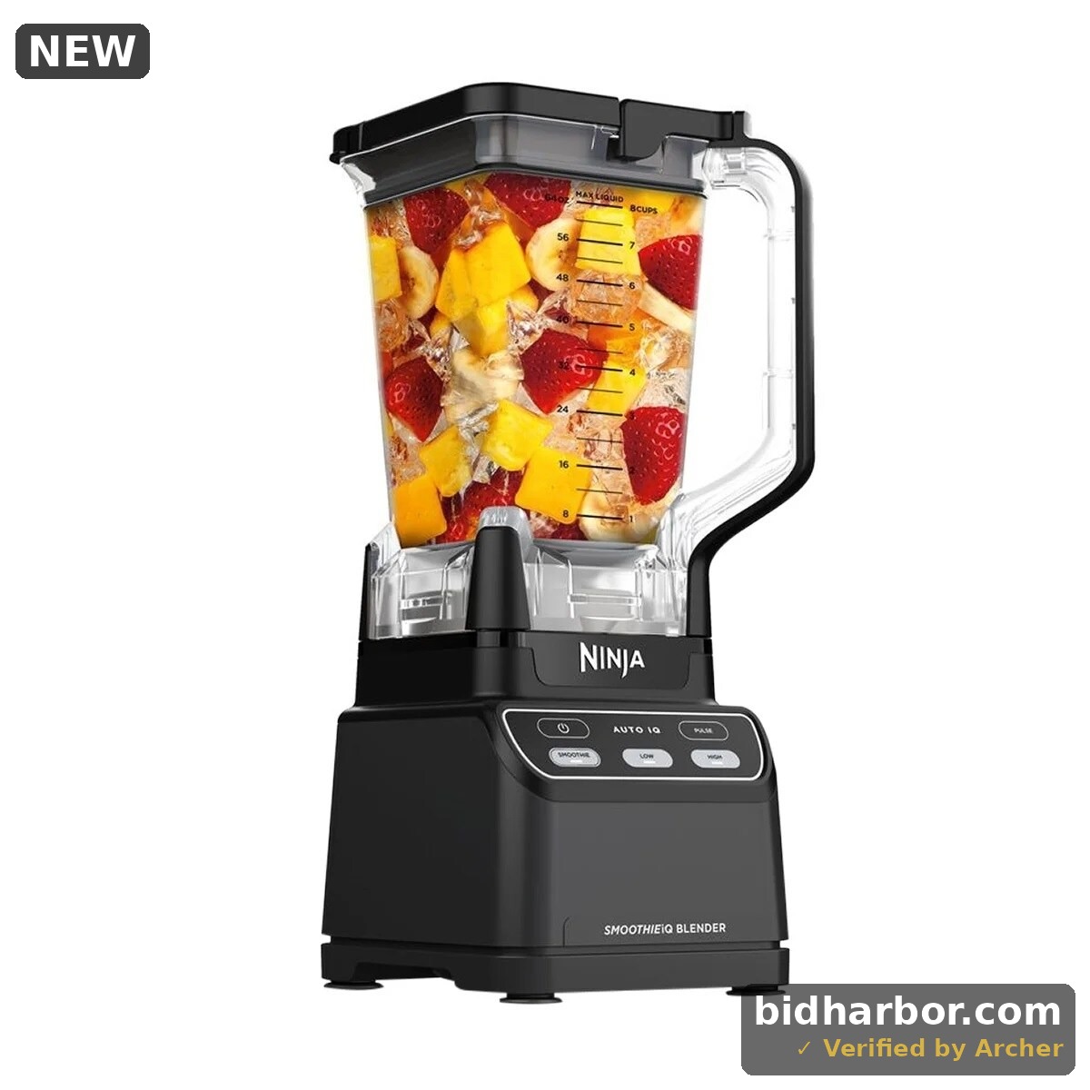 Ninja SMOOTHIEiQ Professional Blender with Auto-iQ - 1400 Peak Watts - New, Factory Sealed