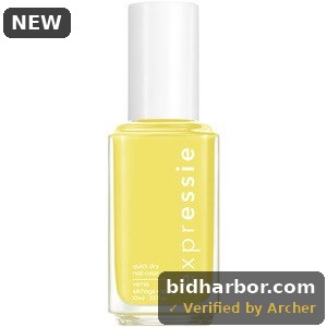 Essie Expressie Quick-Dry Nail Polish 8-Free Vegan Sk8 with Destiny Vibrant Yellow Curbside Pick Me up 0.33 Ounce