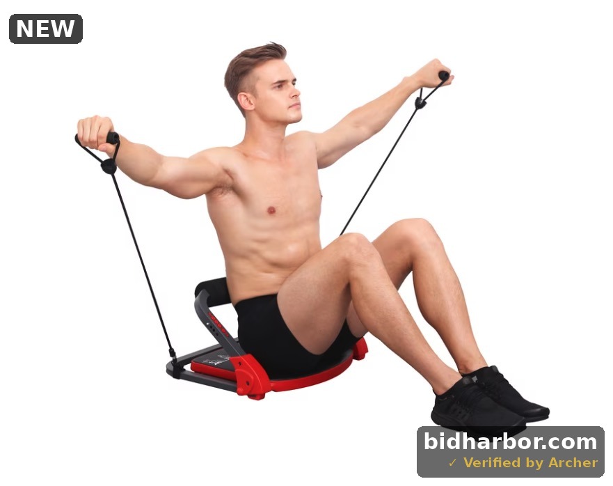 BalanceFrom Ab Crunch Total Body Workout with Resistance Bands, Instruction DVD and Exercise Guide Chart