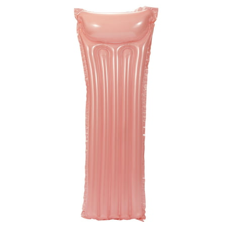 Bluescape Pink Transparent Air Mat  Inflatable Pool Float  Age 14 & up  Unisex