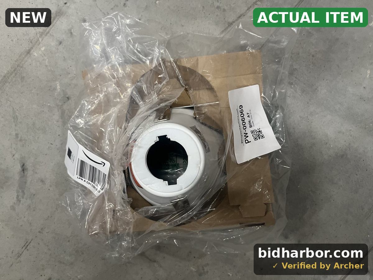 Unbranded Round Ceiling Light Socket / Trim Component — White