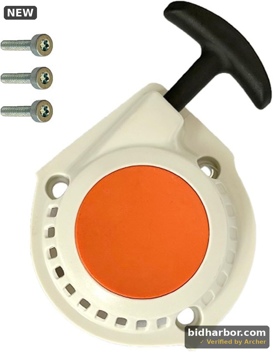 Compatible with OEM4149 190 4001 Recoil pull starter for Fs94, Fs94r, Km94, Km94r, Hl91k, Hl94, Hl94k, FS94C, FS94RC, rewind starter fit for mower replacement parts to pull the starter 4149-190-4001