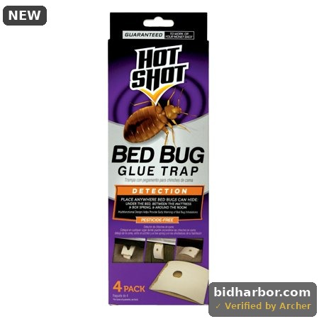 Hot Shot Bed Bug Glue Trap 4 ct