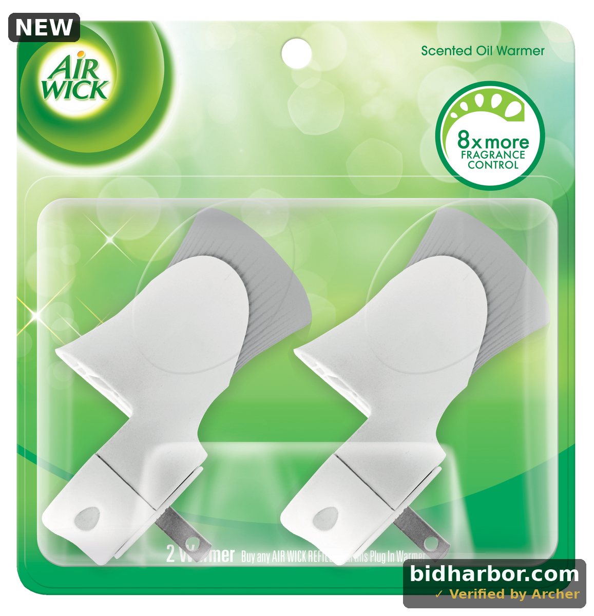 Air Wick Plug-in Scented Oil Air Freshener Warmer Devices  White  2 Count
