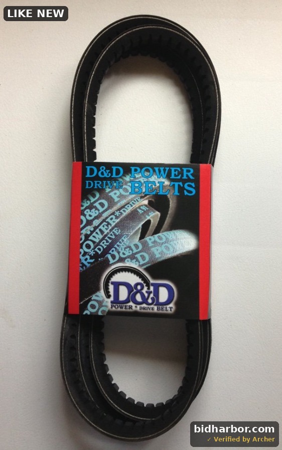 D&D PowerDrive AX90 Raw-Edge Cogged V-Belt — 1/2 in x 92 in