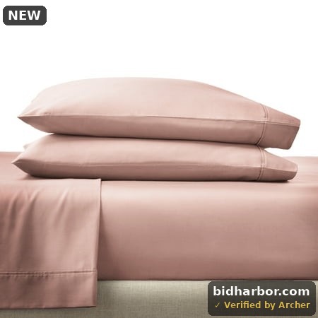 Better Homes & Gardens 2-Piece 300 Thread Count Old Rose Cotton Sateen Pillowcase Set  Standard/Queen